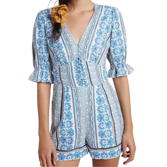 FARM Rio Pants - Anthropologie Farm Rio Evie Romper
New without Tags Medium